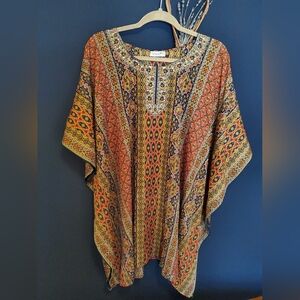 Vintage Sante Orange Kaftan